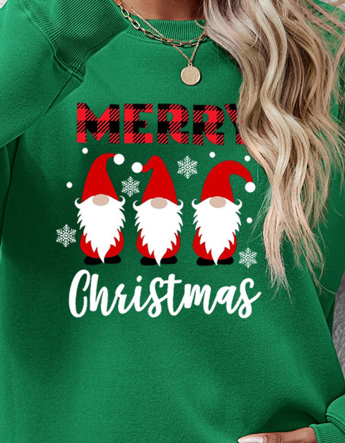 Load image into Gallery viewer, MERRY CHRISTMAS Long Sleeve Sweatshirt
