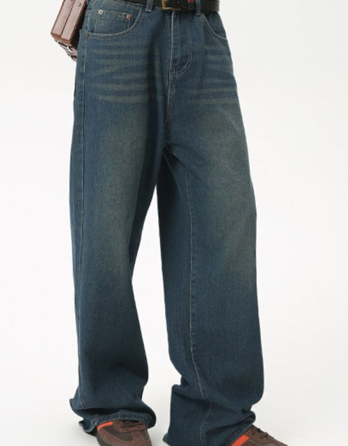 Load image into Gallery viewer, Men's Mid Rise Straight Leg Jeans
