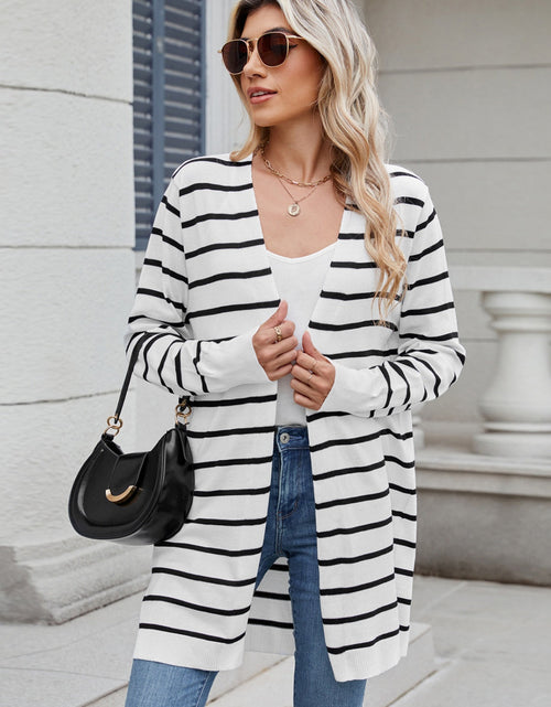 Load image into Gallery viewer, Open Front Long Sleeve Cardigan
