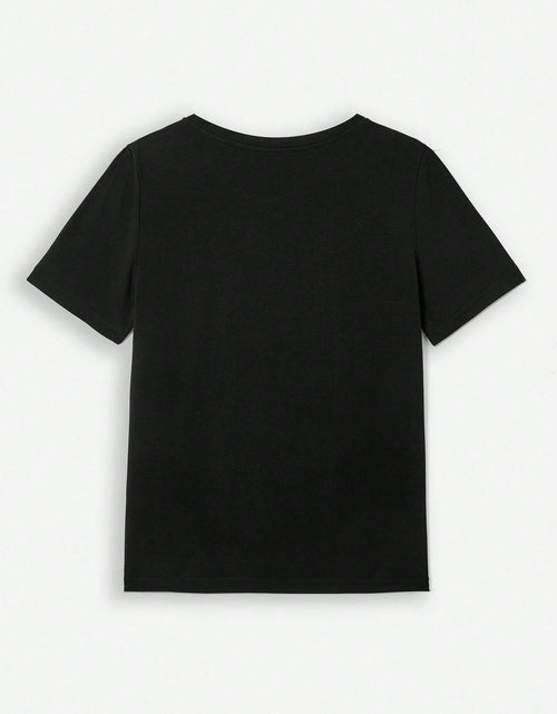 Load image into Gallery viewer, HAPPY EASTER Graphic Round Neck T-Shirt
