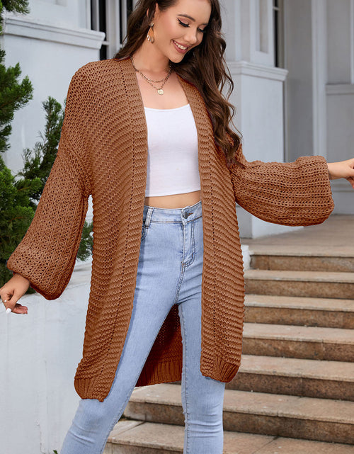 Load image into Gallery viewer, Open Front Longline Cardigan
