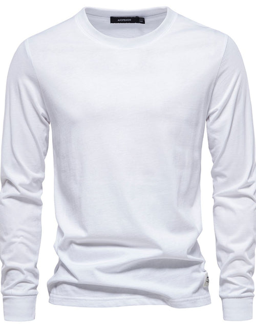 Load image into Gallery viewer, Men's Full Size Round Neck Long Sleeve T-Shirt Plus Size
