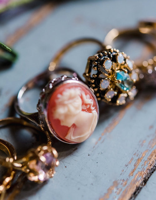 Load image into Gallery viewer, FIVE FOR ONE -Mix of 5 Vintage/Antique Rings for Women We Select Per Your Specifications Made in America - Bulk Pack by PVD Vintage Jewelry
