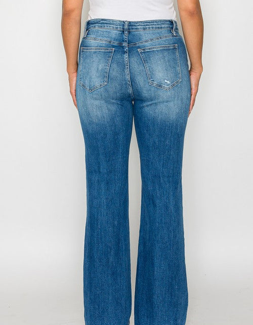 Load image into Gallery viewer, bytos Full Size Distressed High Rise Jeans with Pockets
