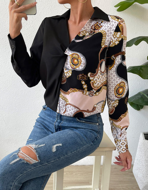 Load image into Gallery viewer, Twist Front Collared Blouse
