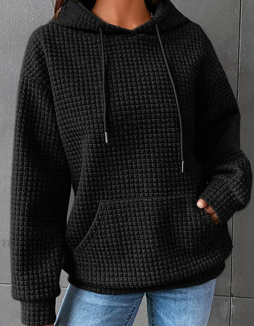 Load image into Gallery viewer, Dropped Shoulder Pocketed Hoodie
