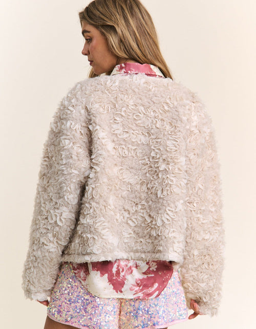 Load image into Gallery viewer, J.NNA Mixed Fabric Chic Jacket
