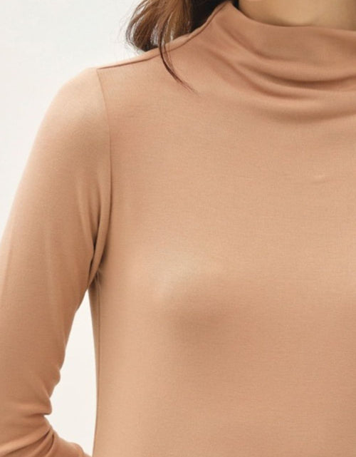Load image into Gallery viewer, Be Cool Mock Neck Long Sleeve T-Shirt
