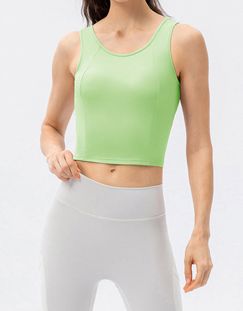 Load image into Gallery viewer, Round Neck Wide Strap Active Tank

