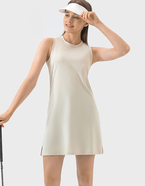 Load image into Gallery viewer, Millennia Round Neck Sleeveless Active Dress
