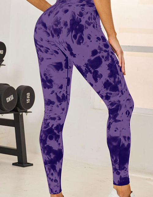 Load image into Gallery viewer, Tie-Dye High Waist Active Leggings
