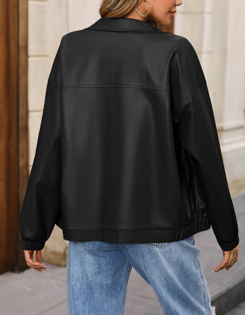 Load image into Gallery viewer, Ivy Lane Zip Up Dropped Shoulder Jacket
