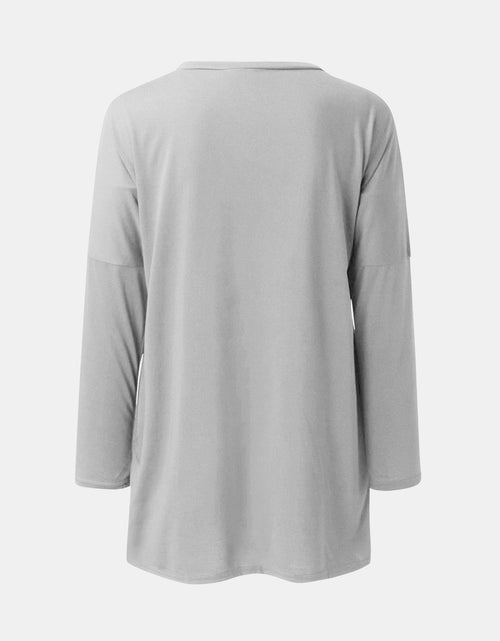 Load image into Gallery viewer, Full Size Round Neck Long Sleeve T-Shirt
