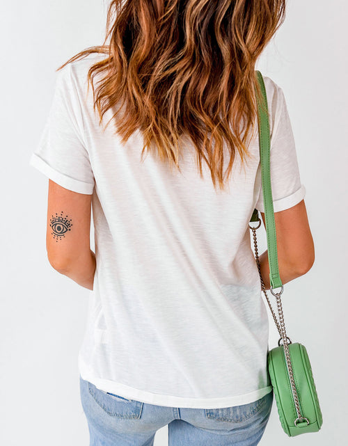 Load image into Gallery viewer, NASHVILLE TENNESSEE Cuffed Tee Shirt

