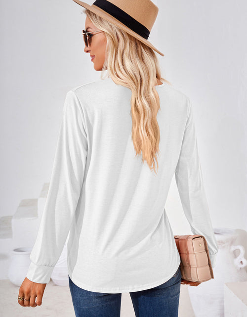 Load image into Gallery viewer, Square Neck Ruched Long Sleeve Blouse

