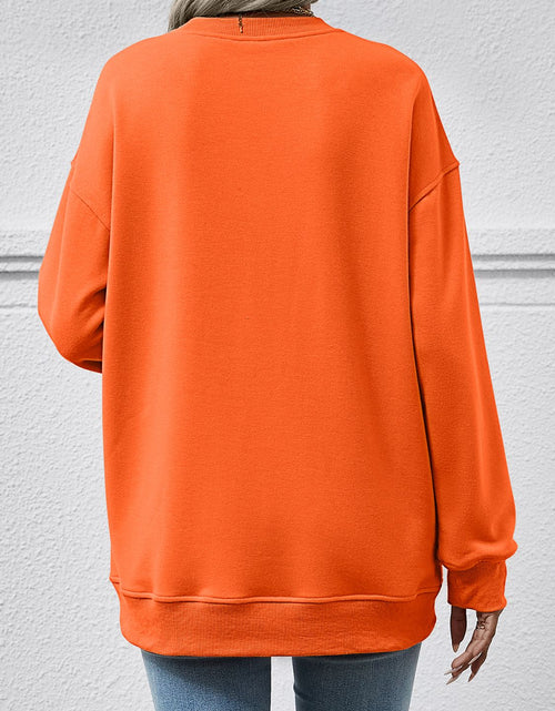 Load image into Gallery viewer, Round Neck Long Sleeve Sweatshirt
