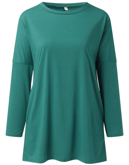 Load image into Gallery viewer, Full Size Round Neck Long Sleeve T-Shirt
