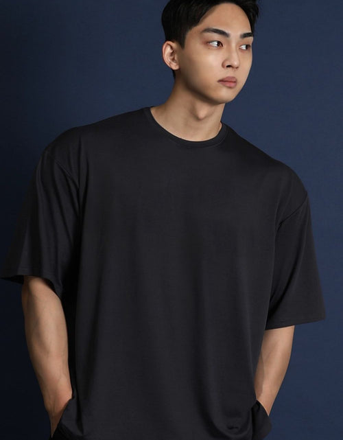 Load image into Gallery viewer, Men's Plus Size Round Neck Half Sleeve T-Shirt
