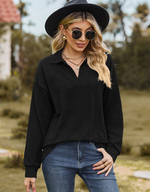 Load image into Gallery viewer, Johnny Collar Long Sleeve Top

