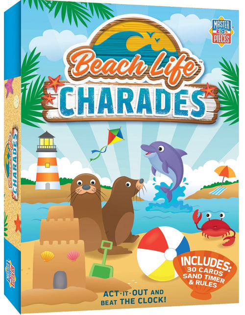 Load image into Gallery viewer, Beach Life Charades Card Game by MasterPieces Puzzle Company INC
