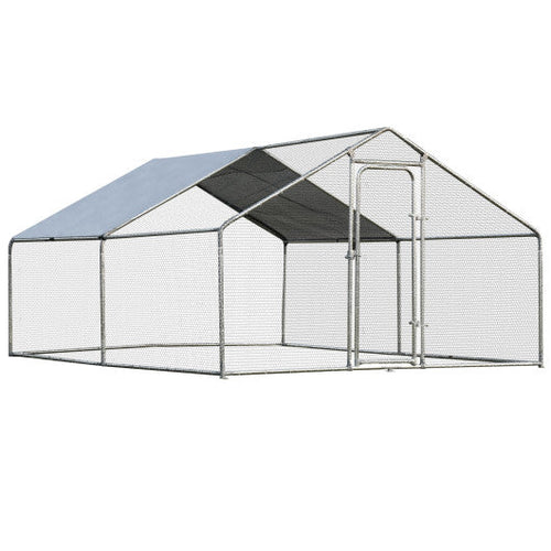 Load image into Gallery viewer, Large Walk in Shade Cage Chicken Coop with Roof Cover-13'
