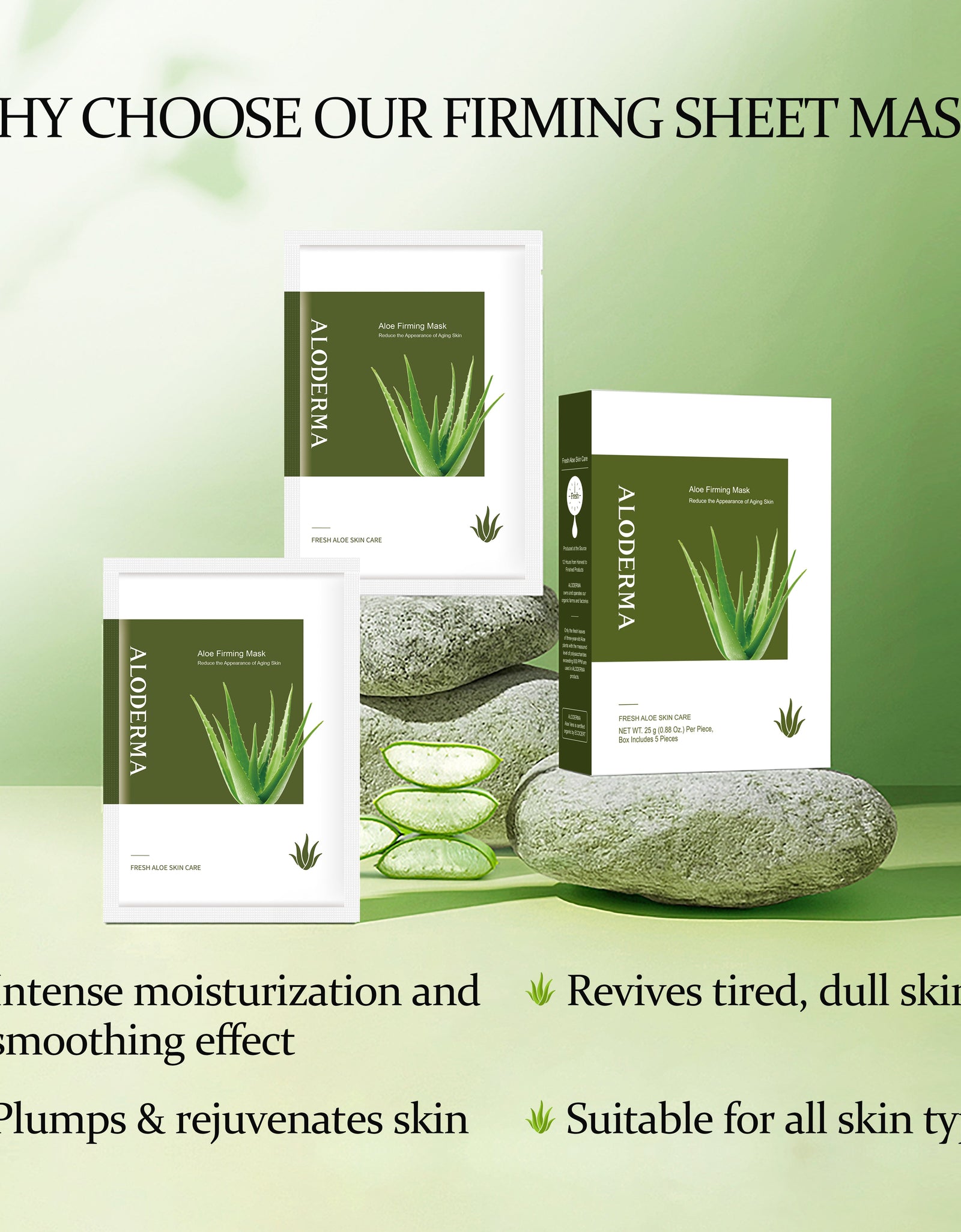 Aloe Firming Mask (Box of 5) by ALODERMA