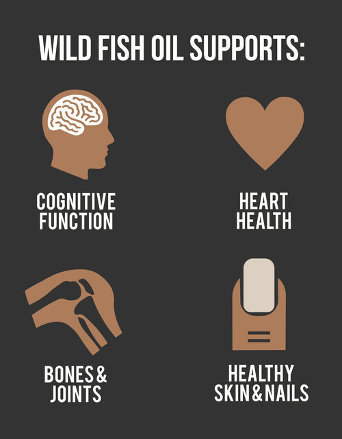 Load image into Gallery viewer, Wild Fish Oil, Omega-3 DHA, EPA, DPA, U.S. Wild Caught by Wild Foods
