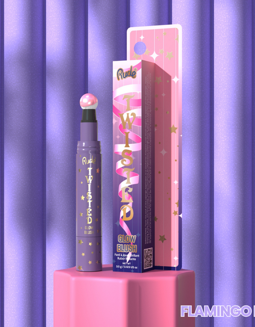 Load image into Gallery viewer, RUDE Twisted Glow Blush - Flamingo Pink

