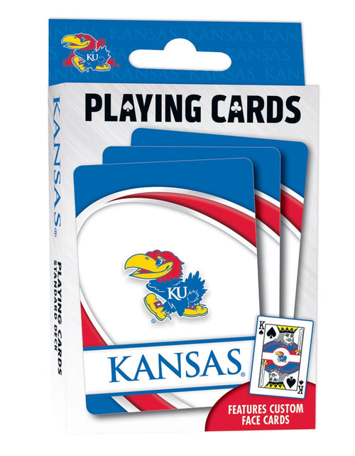 Load image into Gallery viewer, Kansas Jayhawks Playing Cards - 54 Card Deck by MasterPieces Puzzle Company INC

