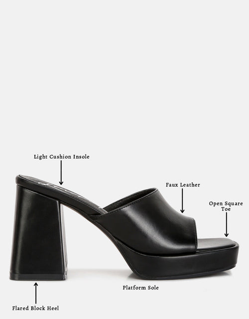 Load image into Gallery viewer, flexes flared block heel sandals by London Rag
