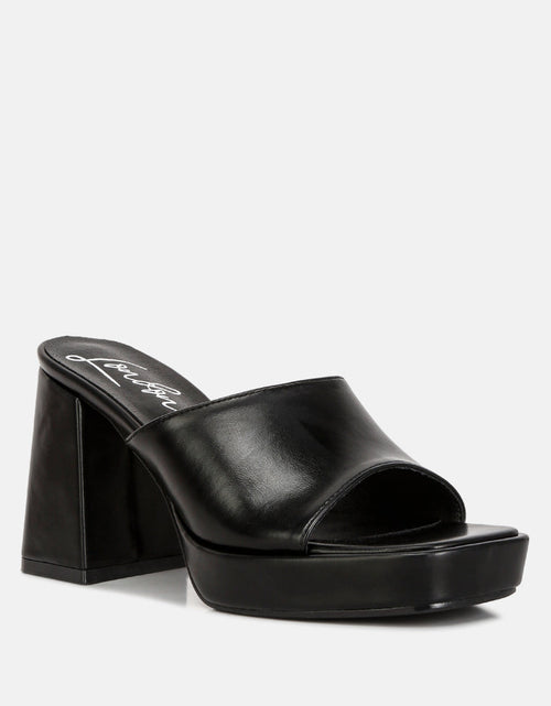 Load image into Gallery viewer, flexes flared block heel sandals by London Rag
