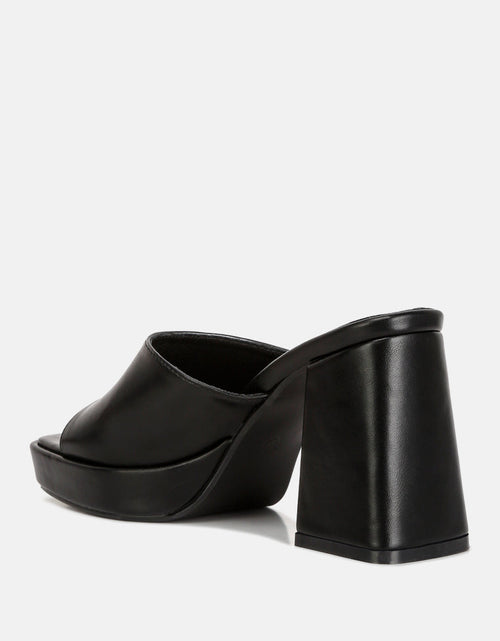 Load image into Gallery viewer, flexes flared block heel sandals by London Rag
