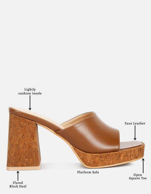 Load image into Gallery viewer, flexes flared block heel sandals by London Rag
