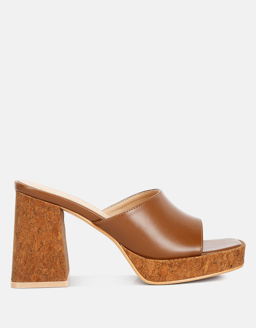 Load image into Gallery viewer, flexes flared block heel sandals by London Rag
