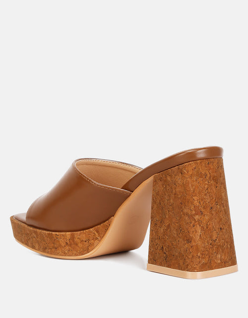 Load image into Gallery viewer, flexes flared block heel sandals by London Rag
