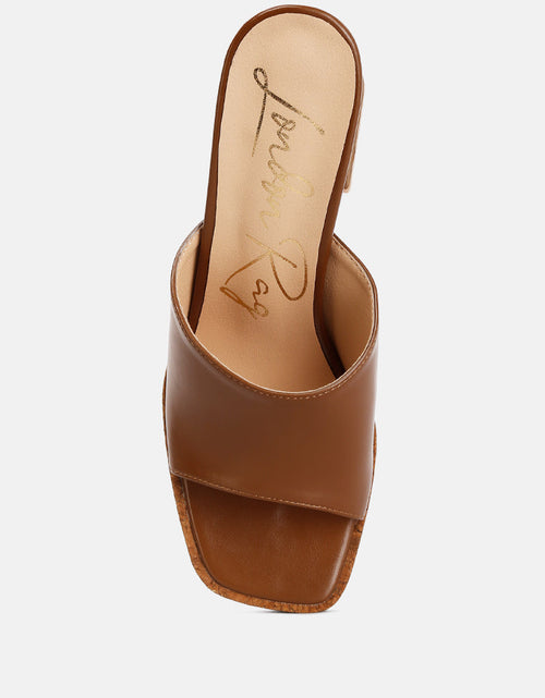 Load image into Gallery viewer, flexes flared block heel sandals by London Rag
