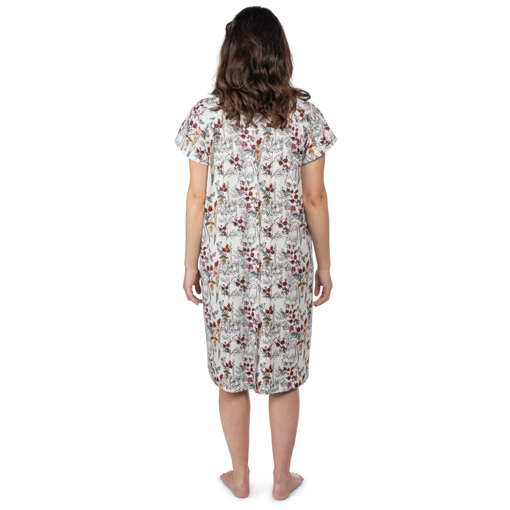 Floral Mommy Labor and Delivery Nursing Hospital Gown by Three Little Tots