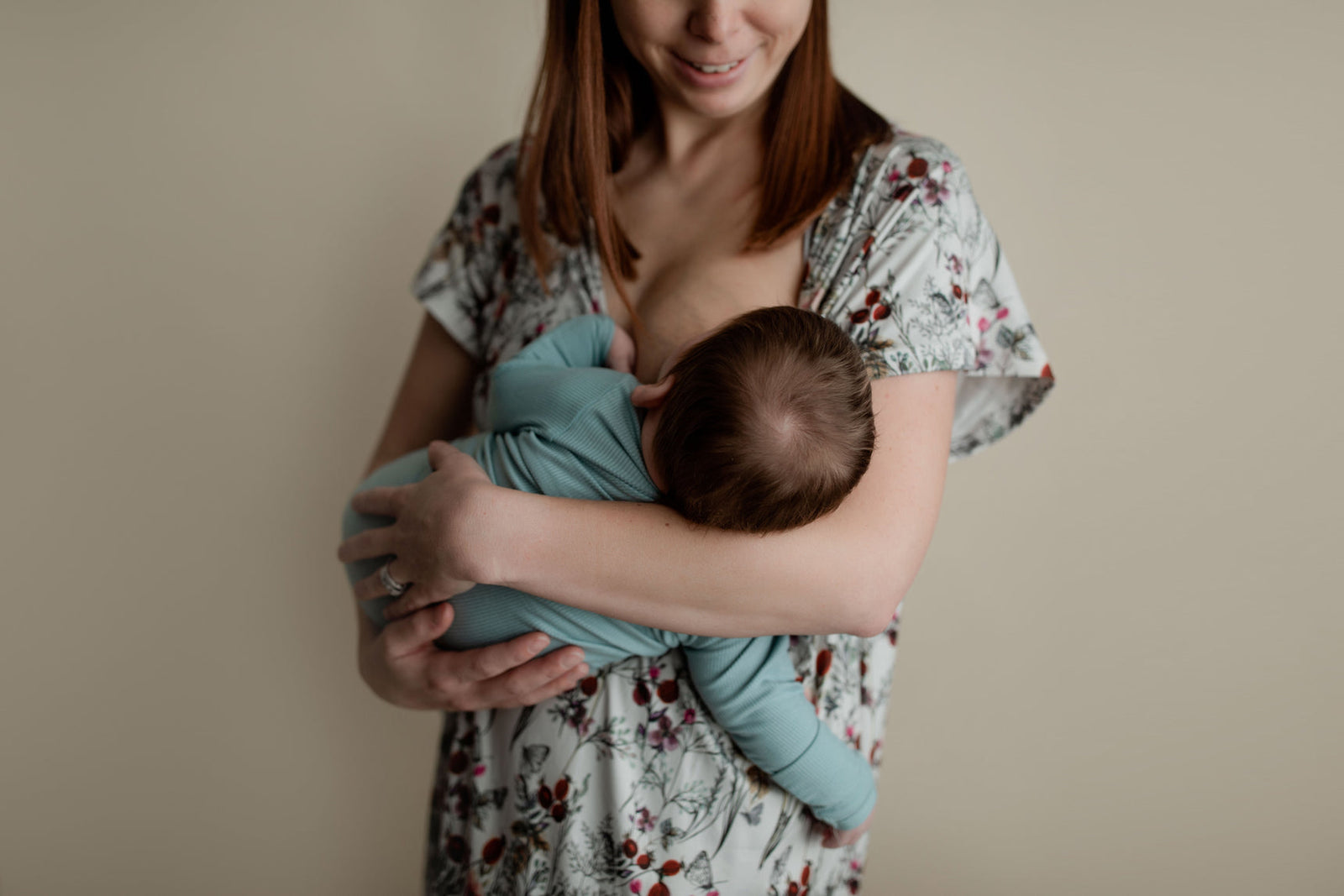 Floral Mommy Labor and Delivery Nursing Hospital Gown by Three Little Tots