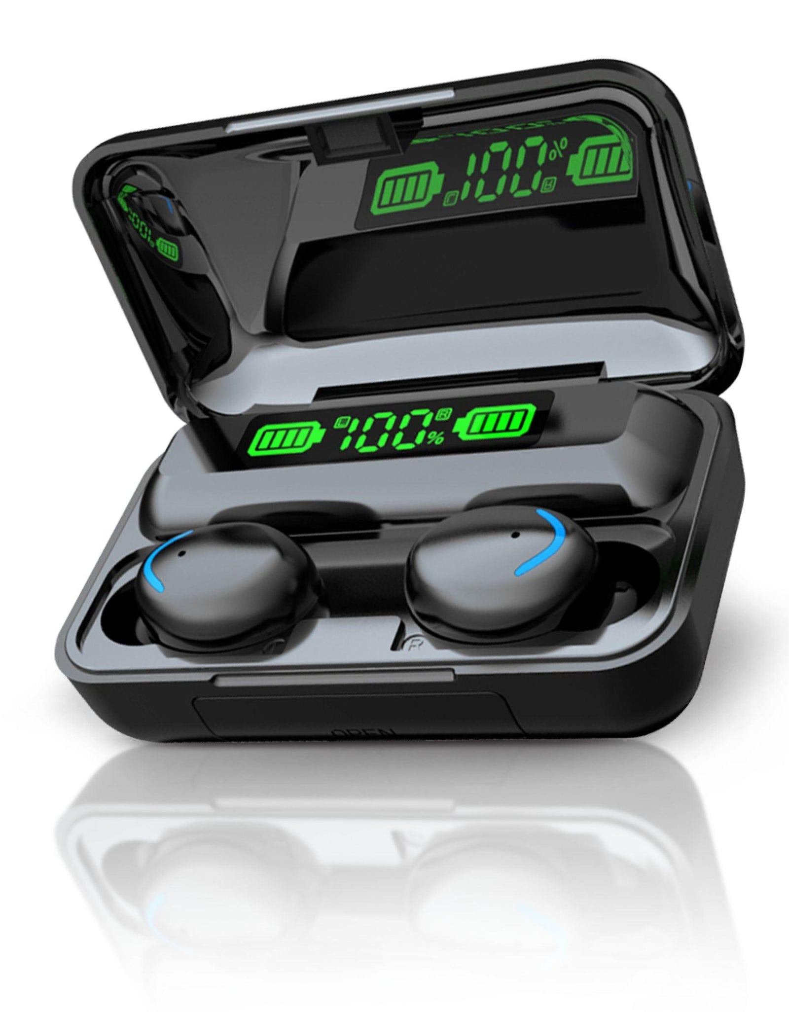 Flux 7 TWS Earbuds w/ Wireless Charging Case & Power Bank
