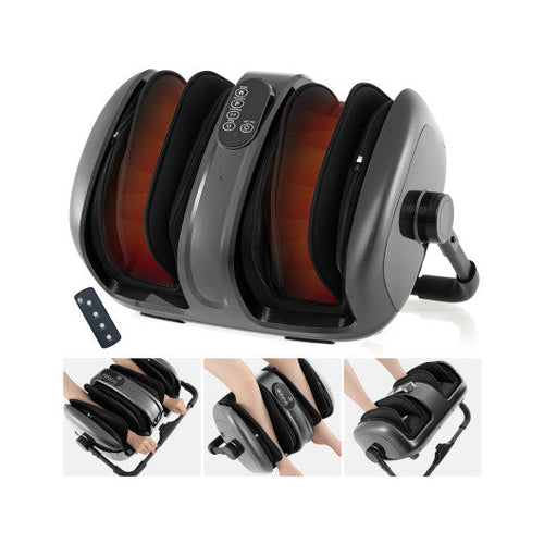 Load image into Gallery viewer, Foot and Calf Massager with Heat for Blood Circulation Pain Relief-Gray
