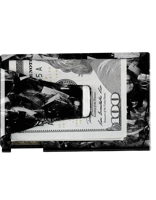 Load image into Gallery viewer, Forged Carbon Fiber Cash &amp; Card Slim Wallet by Simply Carbon Fiber
