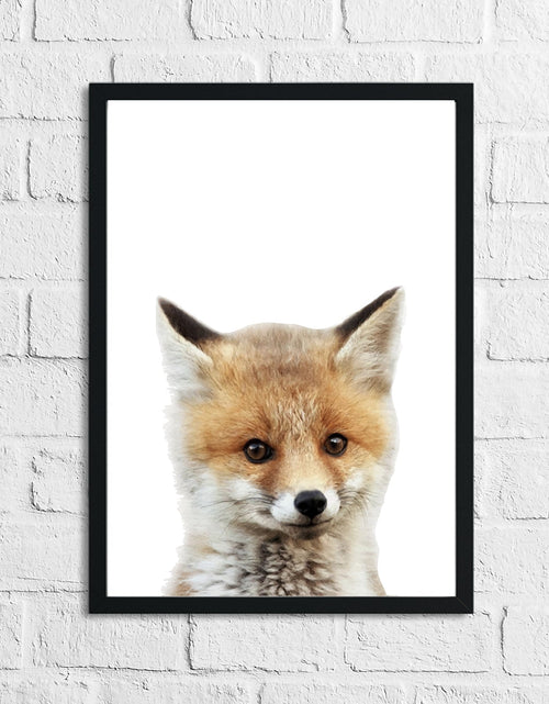 Load image into Gallery viewer, Fox Animal Woodlands Nursery Children's Room Wall Decor Print by WinsterCreations™ Official Store

