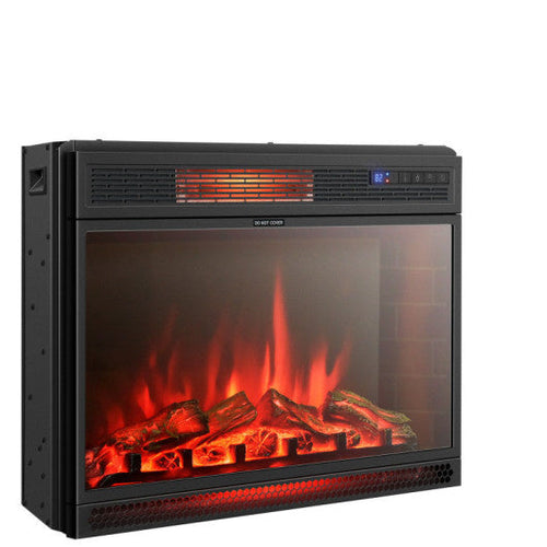 Load image into Gallery viewer, 28 Inch Electric Freestanding and Recessed Fireplace with Remote
