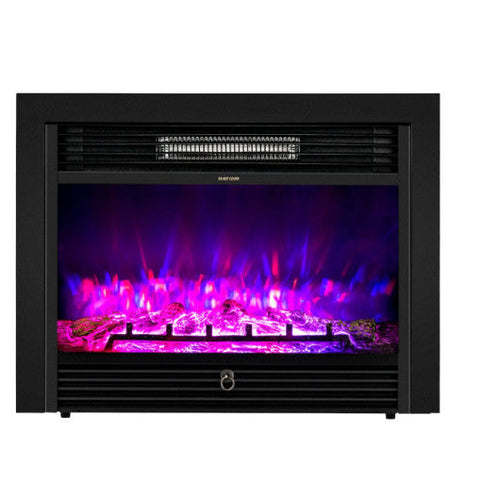 Load image into Gallery viewer, 28.5 Inch Electric Fireplace Recessed with 3 Flame Colors
