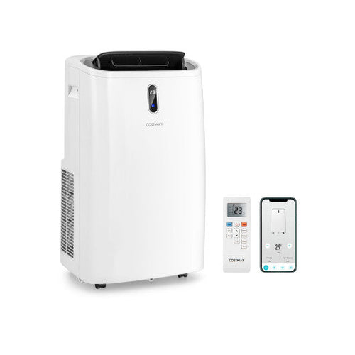 Load image into Gallery viewer, 12000 BTU Portable 4-in-1 Air Conditioner with Smart Control-White
