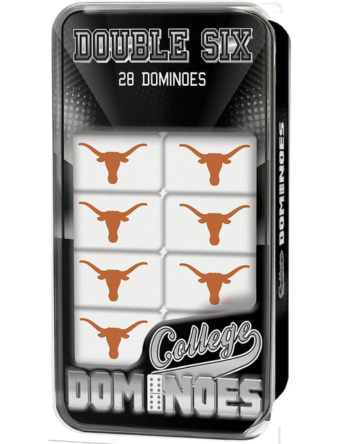 Load image into Gallery viewer, Texas Longhorns Dominoes by MasterPieces Puzzle Company INC
