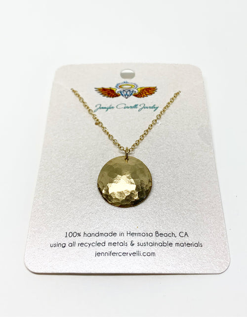 Load image into Gallery viewer, Full Moon Necklace by Jennifer Cervelli Jewelry
