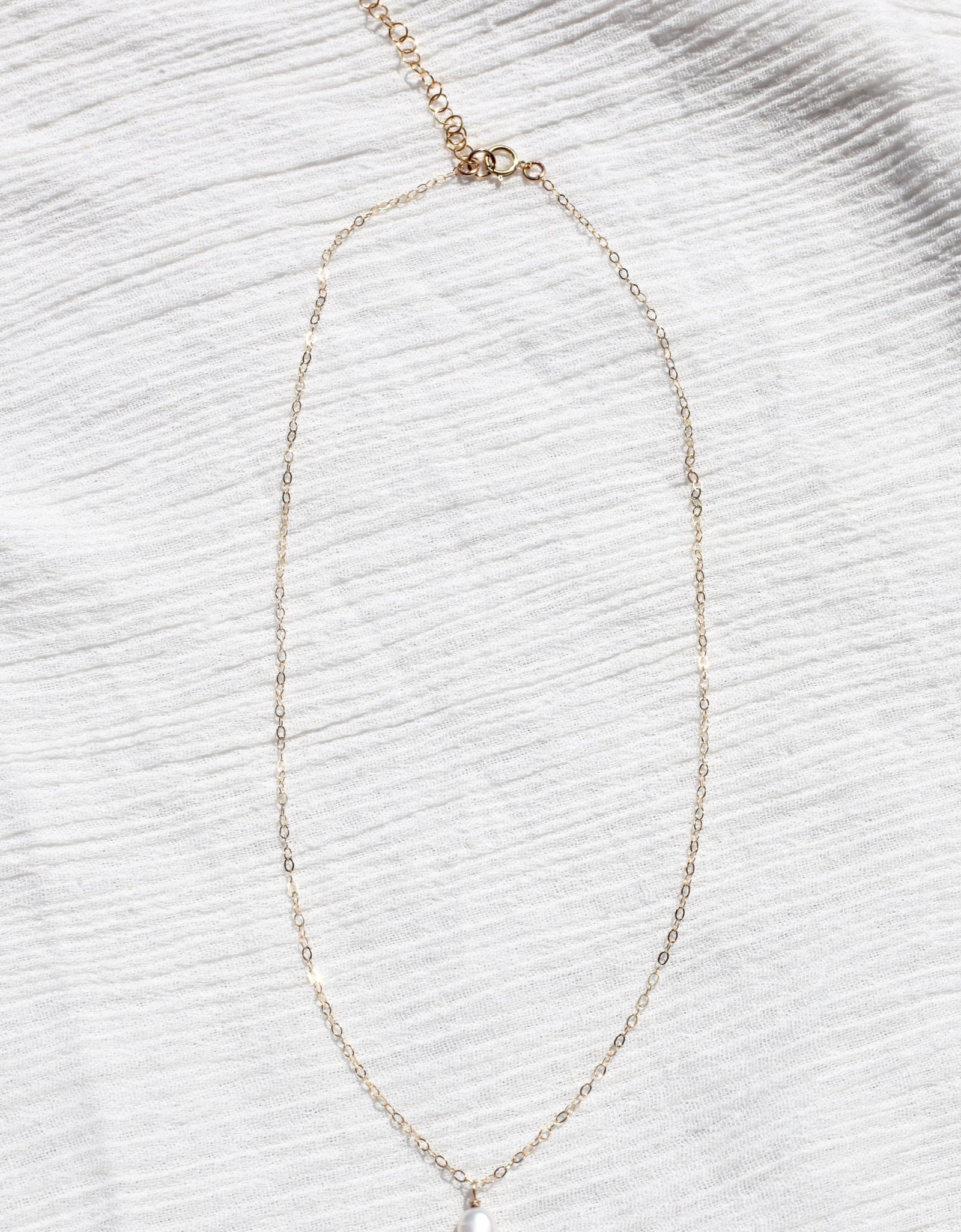 Dainty Pearl Necklace by Urth and Sea