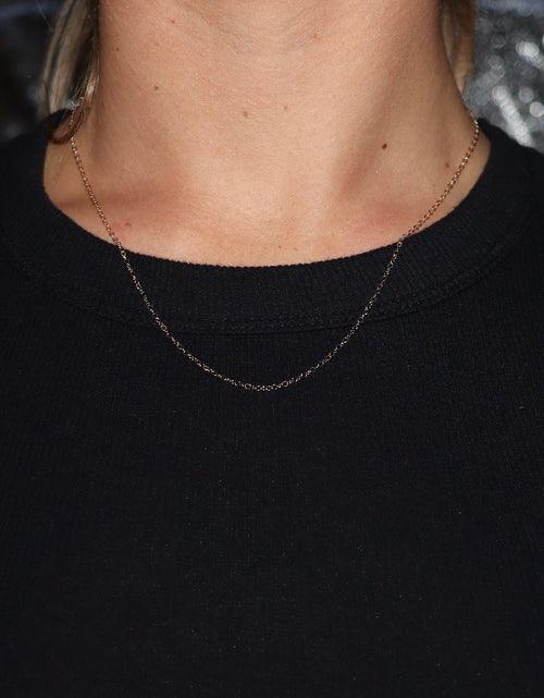 Load image into Gallery viewer, 14k Yellow Gold Simple Necklace by Toasted Jewelry
