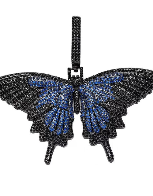 Load image into Gallery viewer, Fully Iced Out Diamond Big Butterfly Pendant by Bling Proud | Urban Jewelry Online Store
